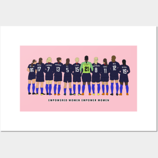 USWNT US Womens Soccer Team Posters and Art